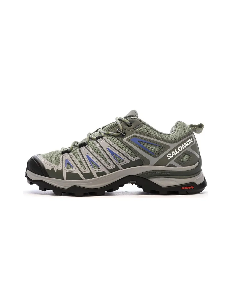 Chaussures de randonnées Grises/Vertes Homme Salomon Pioneer 1