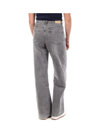 Jean Droit Gris Femme Monday Premium 666 2