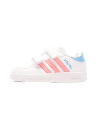 Baskets Blanches Fille Adidas Breaknet Cf I 1