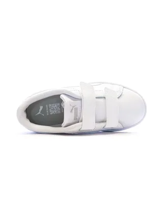Baskets Blanc Mixte Puma Smash 3.0 4