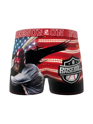 Boxer Rouge Garçon Freegun Baseball 2