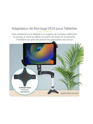 VESA Mount Adapter for Tablets Lockable 12
