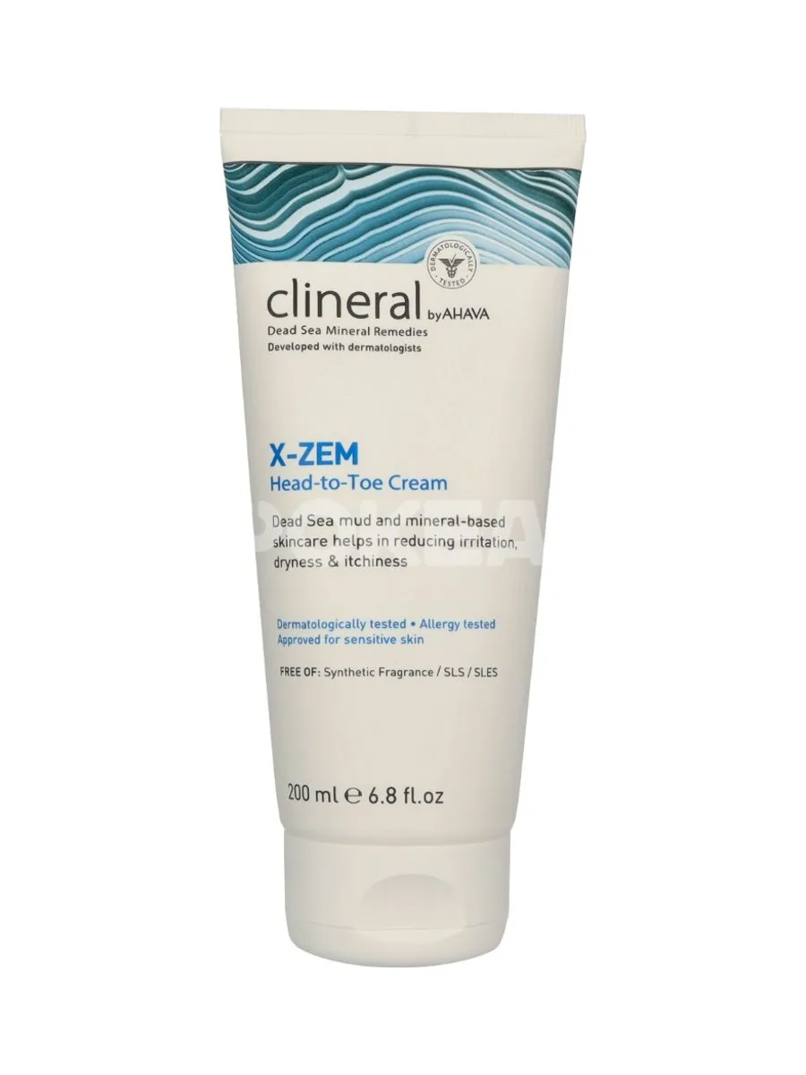 Ahava Clineral X-Zem Head-to-Toe Cream 200ml 2