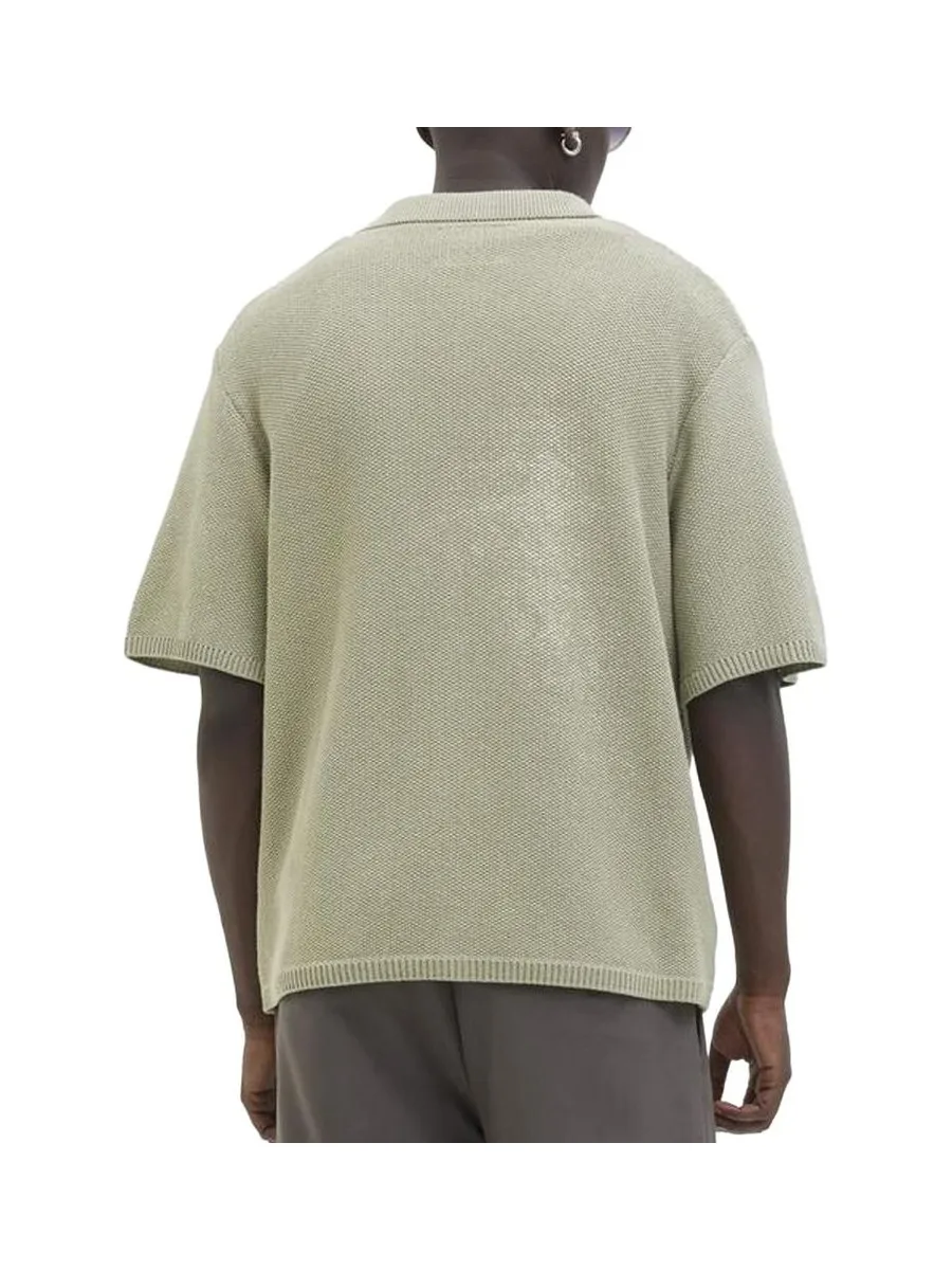 Chemise en Maille Kaki Homme Jack & Jones Summer Pocket 3