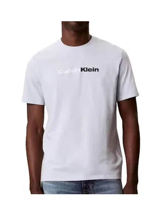 T-Shirt Gris Clair Homme Calvin Klein Jeans 30s Eu Wholesale 1