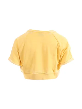 Sweat Court Jaune Fille Le Temps Des Cerises Damina 2
