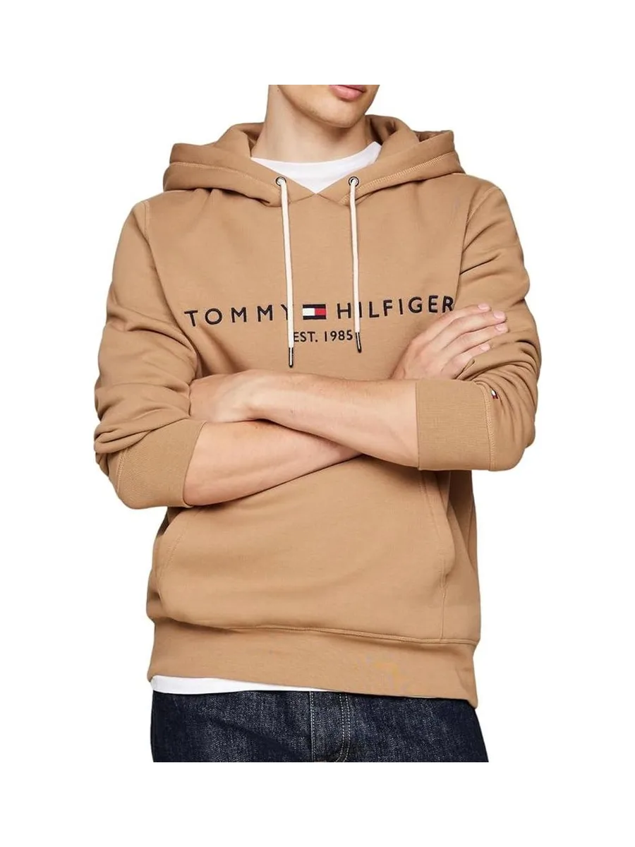 Sweat à Capuche Beige Homme Tommy Hilfiger Logo Hoodie 2