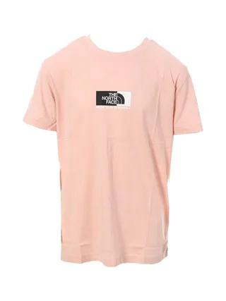 T-shirt Rose Garçon The North Face Split Box 1