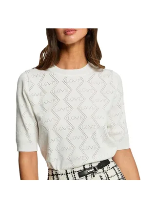 T-Shirt Blanc Femme Morgan MIKA 1