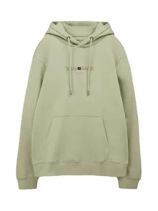 Sweat à Capuche Vert Homme Teddy Smith Jim 1