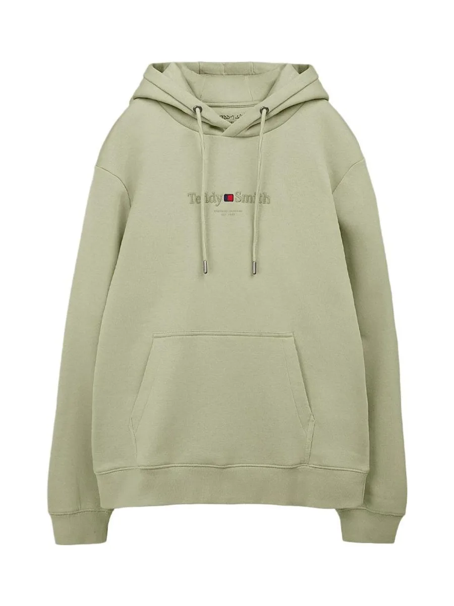 Sweat à Capuche Vert Homme Teddy Smith Jim 2