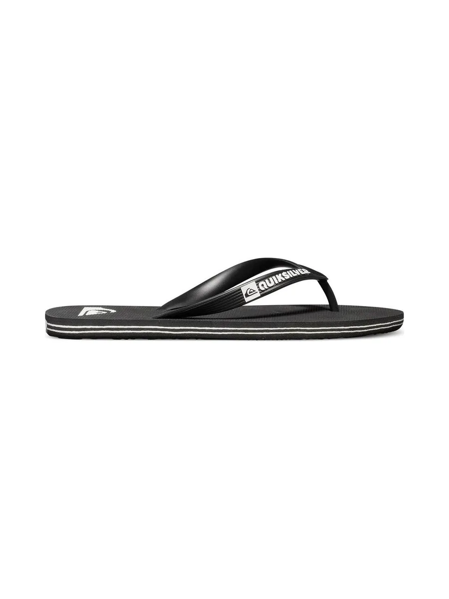 Tongs noir/blanc homme Quiksilver Molokai 8