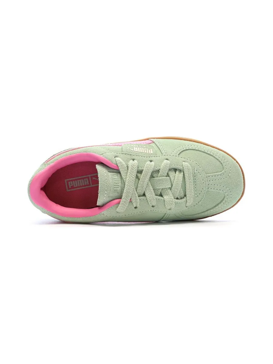 Baskets Verte/Rose Fille Puma Palermo PS 5