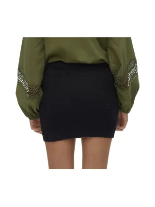 Jupe en Maille Noire Femme Vero Moda Omega 2