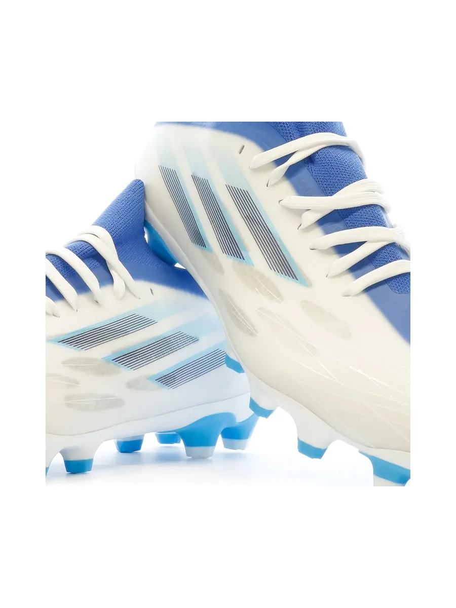 Chaussures de Football Blanche/Bleu Mixte Adidas X Speedflow.2 8