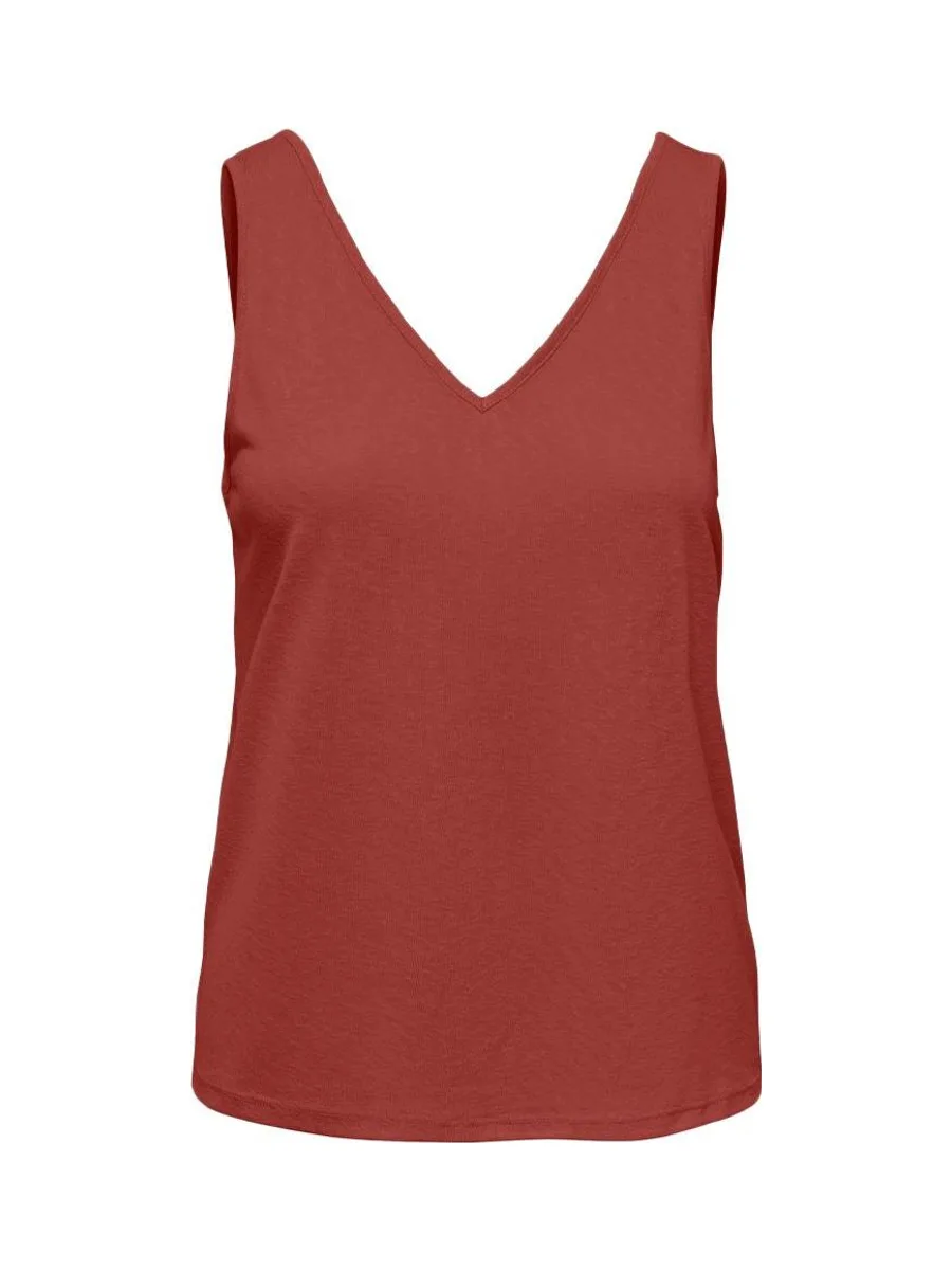 Débardeur Rouge Femme JDY Faustina 1