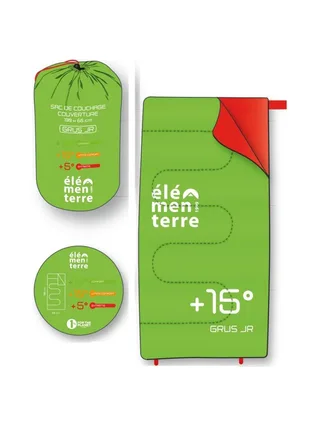 Sac de Couchage Vert Enfant Élémenterre Junior 2
