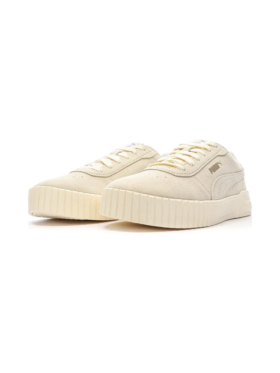 Baskets Beiges Femme Puma Carina 2.0 7
