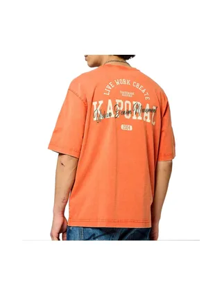 T-Shirt Orange Homme Kaporal JOEY 2
