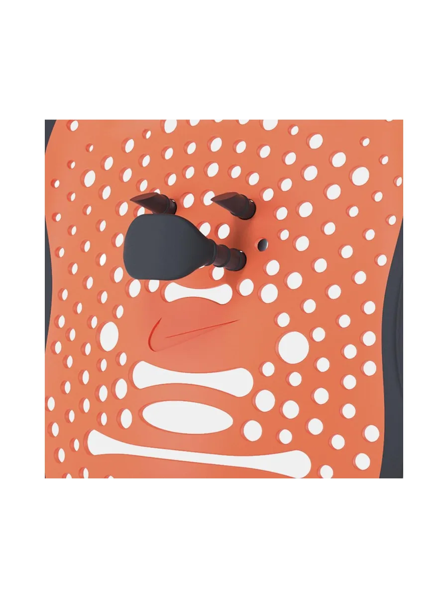 Plaquettes de Natation Noir/Orange Nike Ness 2