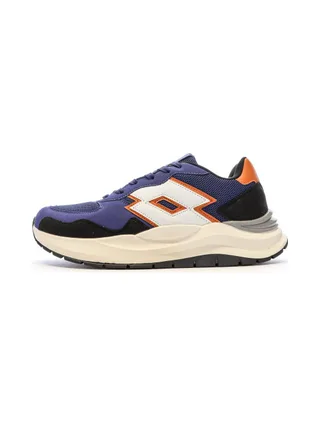 Baskets Marine/Blanches/Orange Homme Lotto Twenty6 1