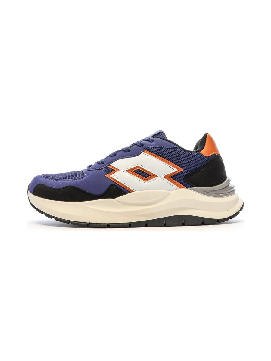 Baskets Marine/Blanches/Orange Homme Lotto Twenty6 2