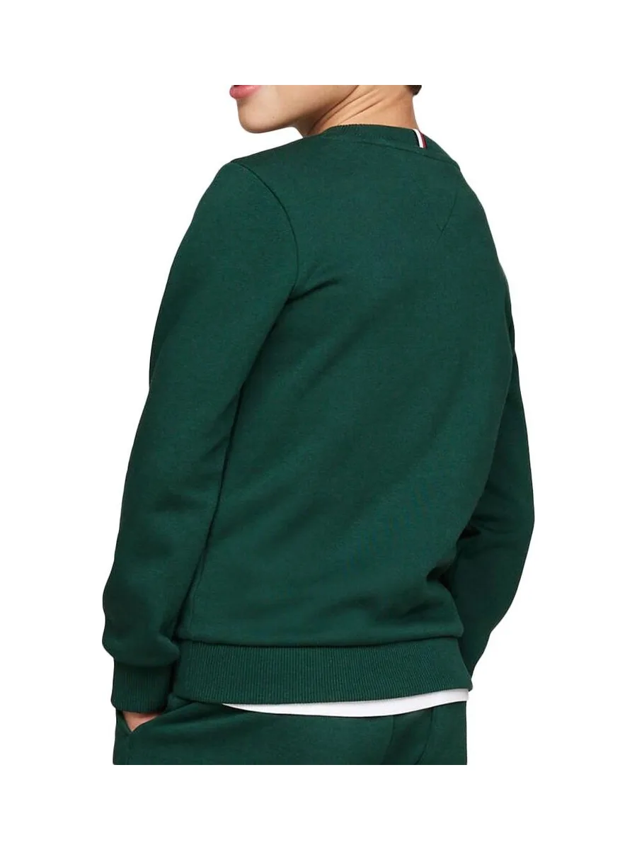 Sweat Vert Garçon Tommy Hilfiger Logo Puff 2