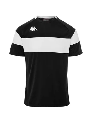 T-Shirt de Sport Noir Garçon Kappa Dareto 1