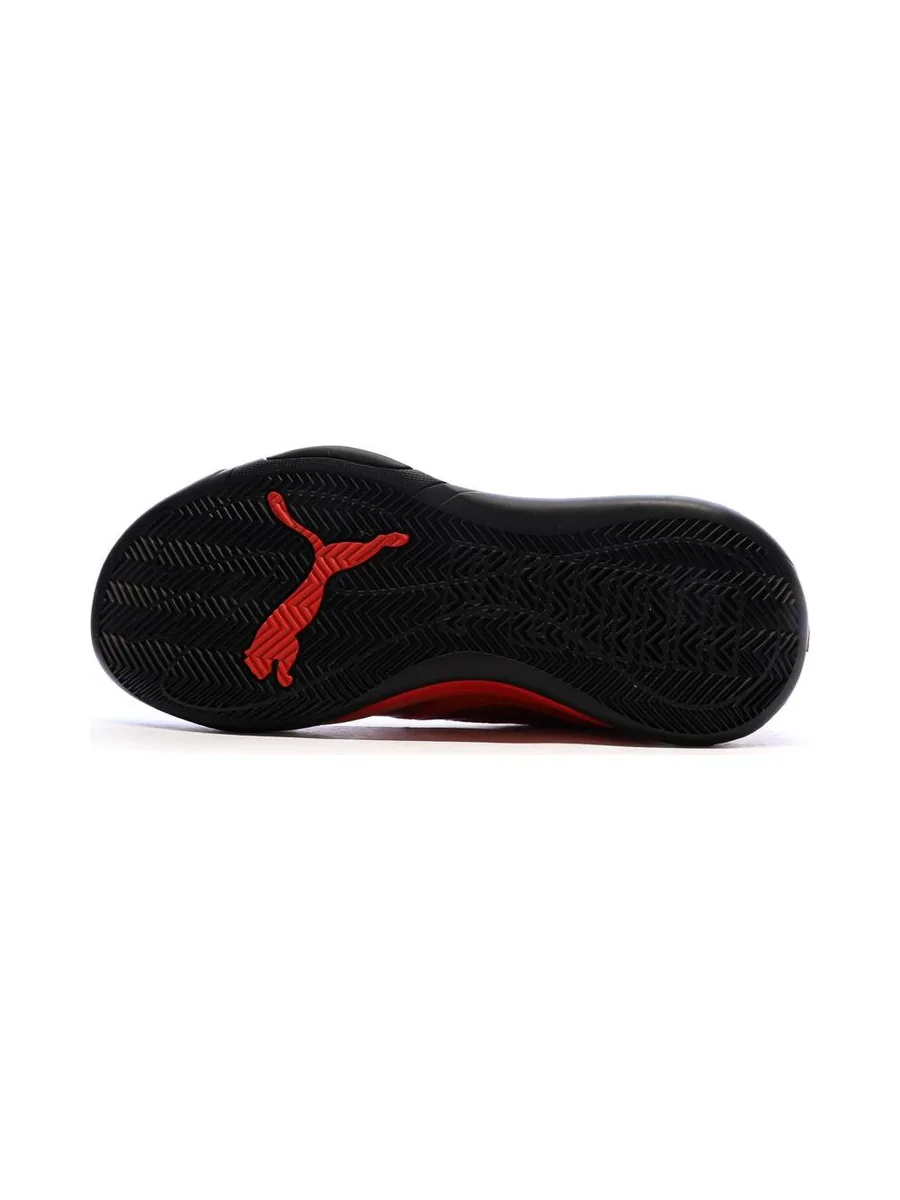 Chaussures de Basketball Rouges/Noires Homme Puma Court Pro 6