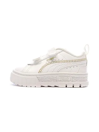 Baskets Blanches Fille Puma Stitching 1
