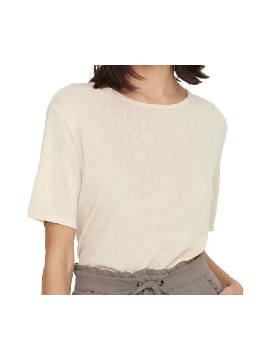 T-shirt Beige Femme JDY Faustina 2