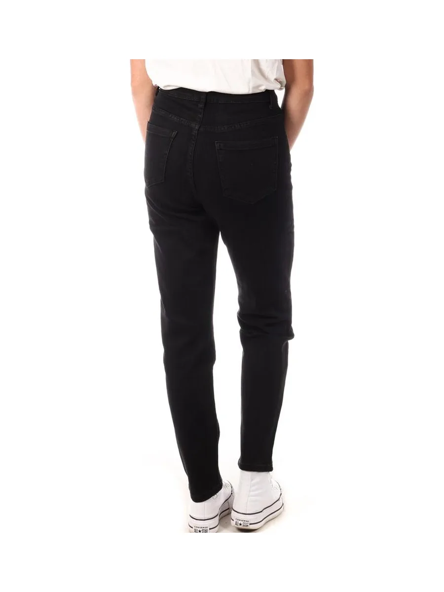 Jean Noir Femme My Tinas Mom Fit 3