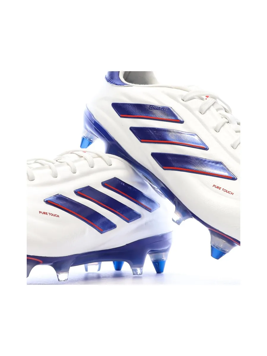 Chaussures de Foot Blanc/Bleu Homme Adidas Copa Pure 2 Elite SG 8