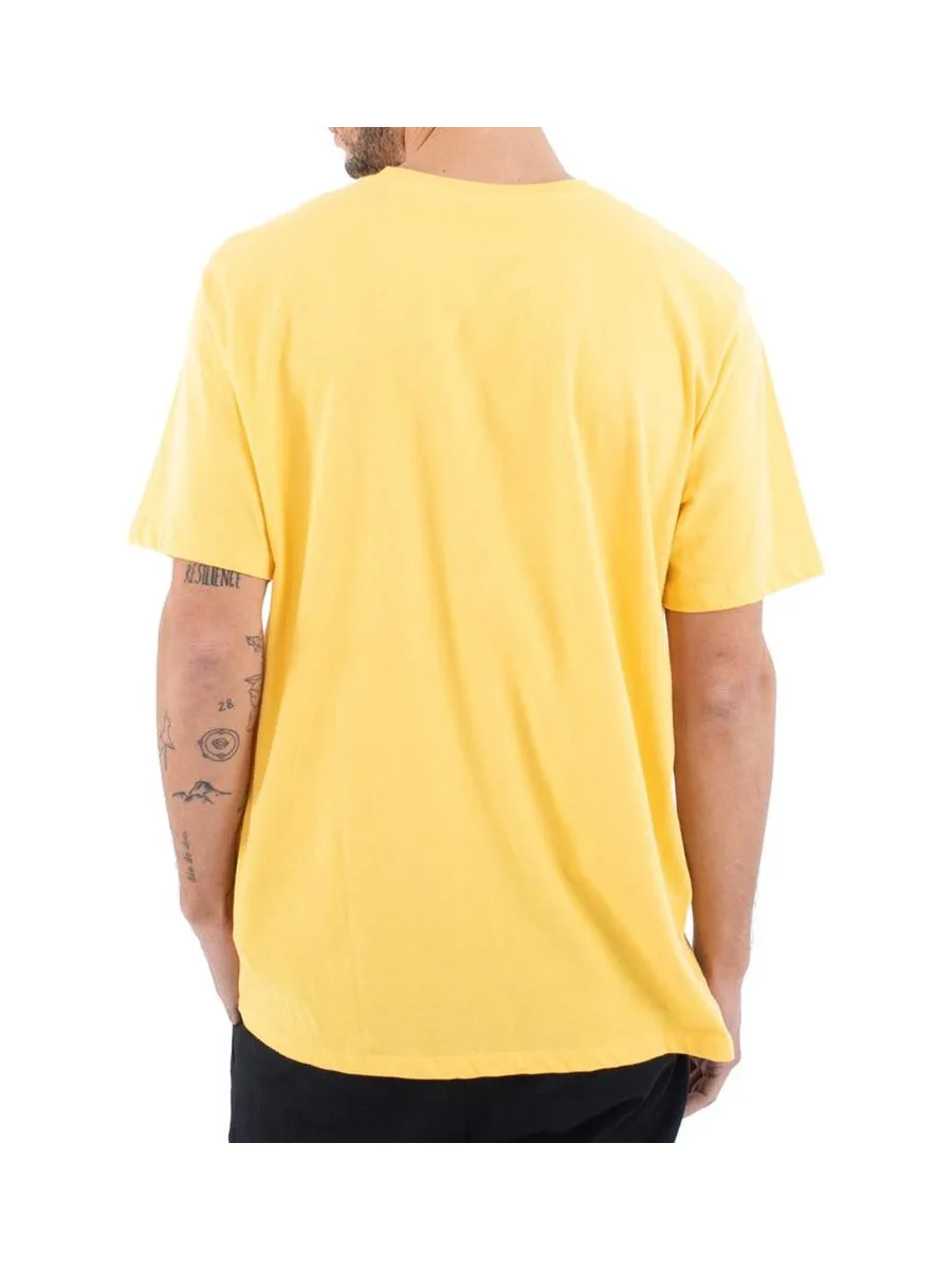 T-shirt Jaune Homme Hurley Rolling Hills 3