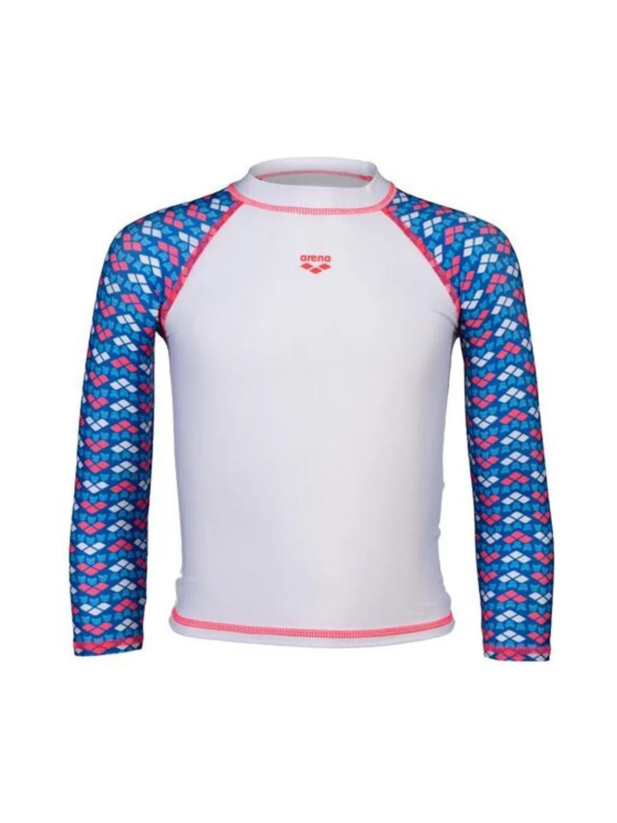Lycra Blanc/Bleu/Rose Fille Arena Friends Kids 2