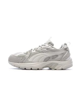 Baskets Grises Clair Homme Puma Milenio Tech Suede 1