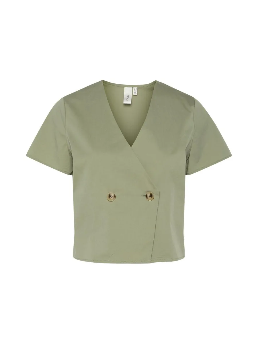 Blouse Verte Femme YAS meri 2