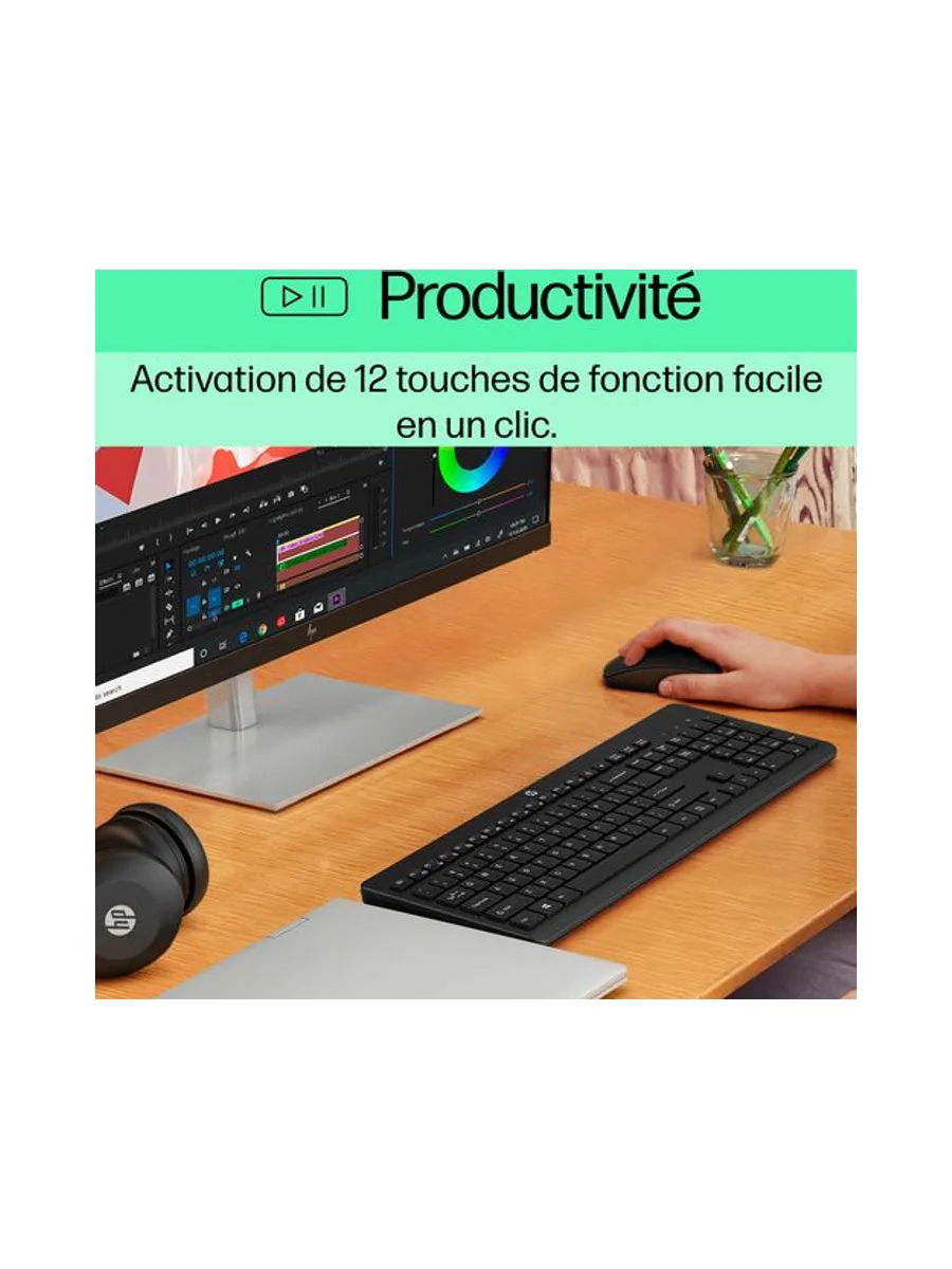 HP 230 Wireless Keyboard Black EMEA-INTL 3