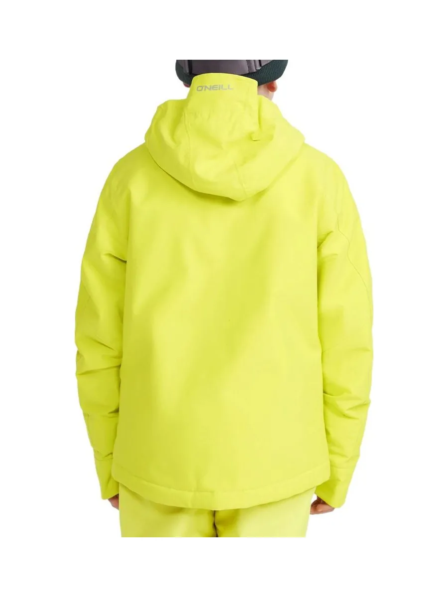 Veste de ski jaune fluo Garçon O'Neill Hammer 3