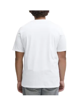 T-Shirt Blanc Homme Jack & Jones Logo Oneck 2 2