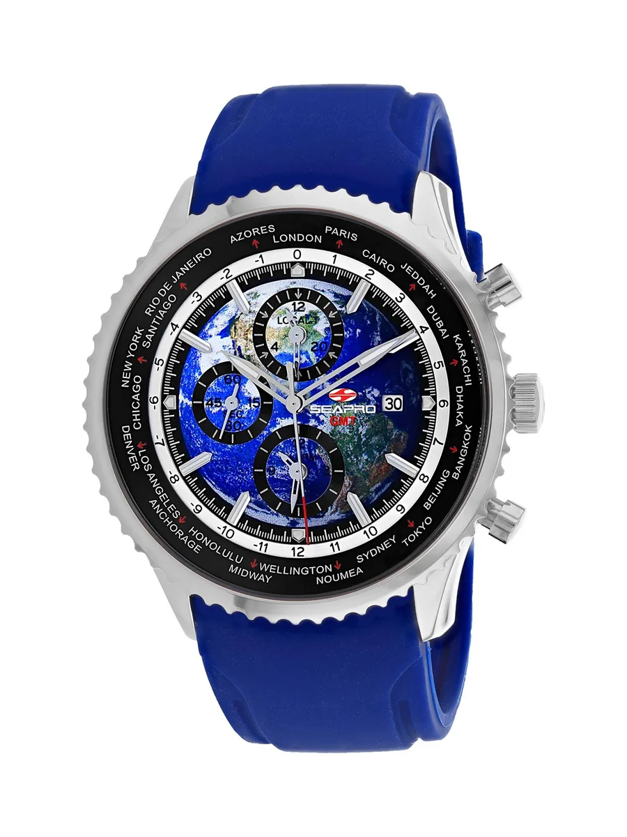 Seapro Men's Meridian World Timer GMT 1