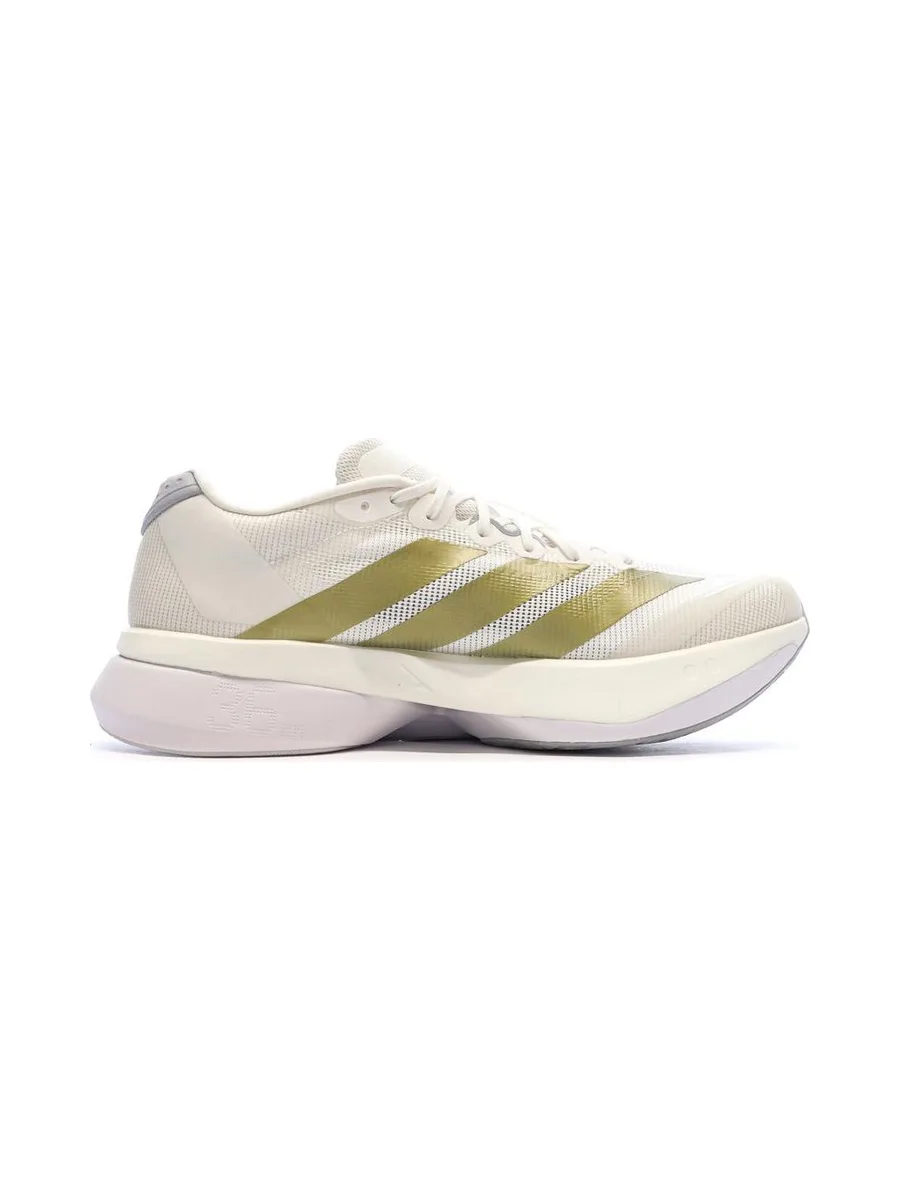 Chaussures Running Blanc/Doré Adidas Adizero Boston 13 3