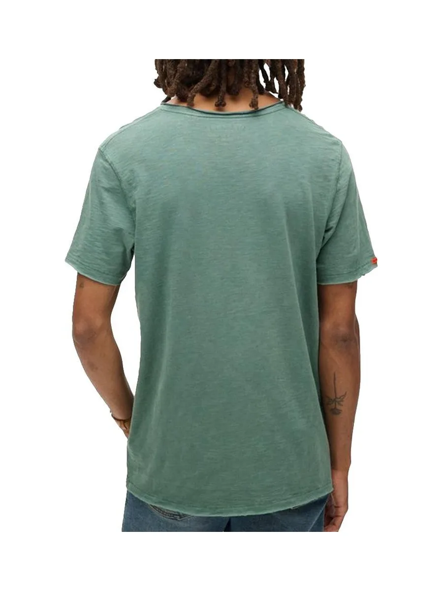T-Shirt Vert Homme Superdru Raw 3
