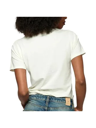 T-shirt Blanc/Argent Femme Kaporal Off White 2