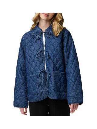 Veste Bleu Femme Pieces Caura 1