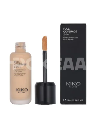 Kiko Milano Full Coverage 2 In 1 Foundation & Concealer 25ml - N10 1