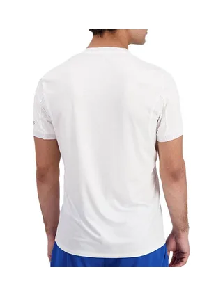 Maillot de Sport Blanc Homme Le Coq Sportif Tennis Pro 2