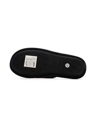 Chaussons Noir Homme Pierre Cardin Bouclettes 3