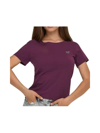 T-Shirt Violet JDY Femme Jdy Detail 1