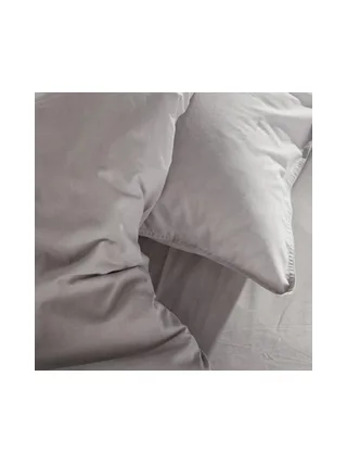 Parure de Lit unie en coton gris mastic Today 220x240 2